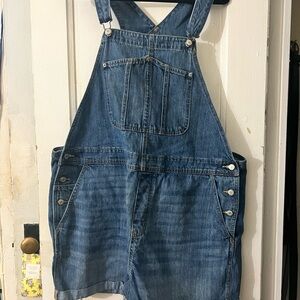 Old Navy Classic Blue Denim Overalls